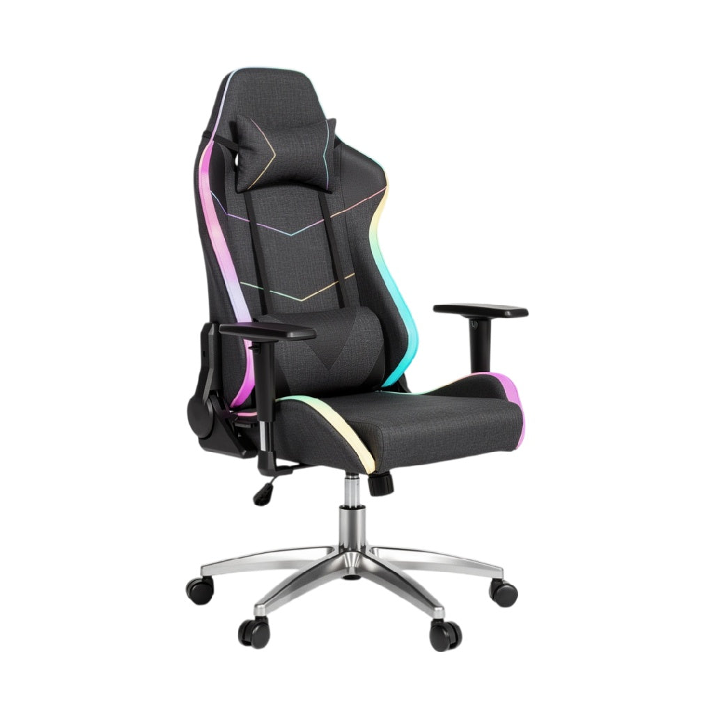 **Chaise de bureau ergonomique avec éclairage RGB et design moderne**